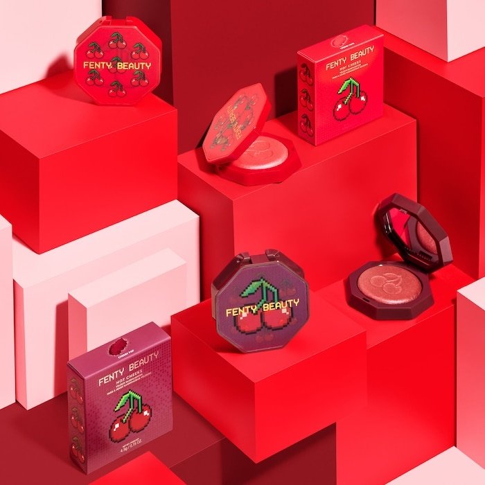 Fenty Cherry Assortment That includes Cherry Impressed Sizzling Cheeks Velour Blushlighter Shades Fenty Cherry Assortment That includes Cherry Impressed Sizzling Cheeks Velour Blushlighter Shades