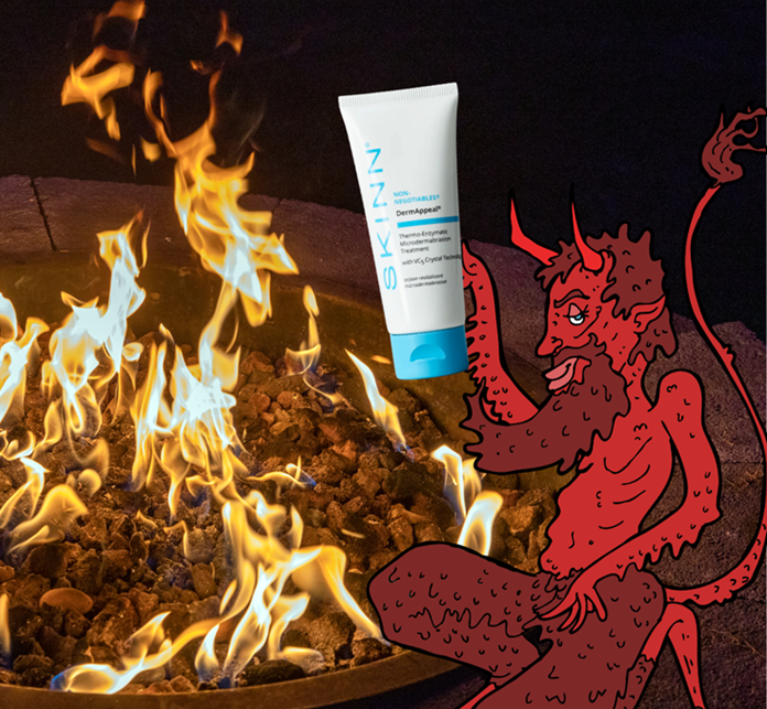 Lucifer Himself Solid this Face Scrub within the Fiery Pits of Hell Lucifer Himself Solid this Face Scrub within the Fiery Pits of Hell