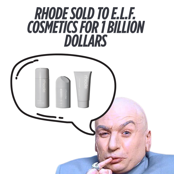 Rhode Magnificence Bought to E.L.F. Cosmetics 1 Billion Rhode Magnificence Bought to E.L.F. Cosmetics 1 Billion